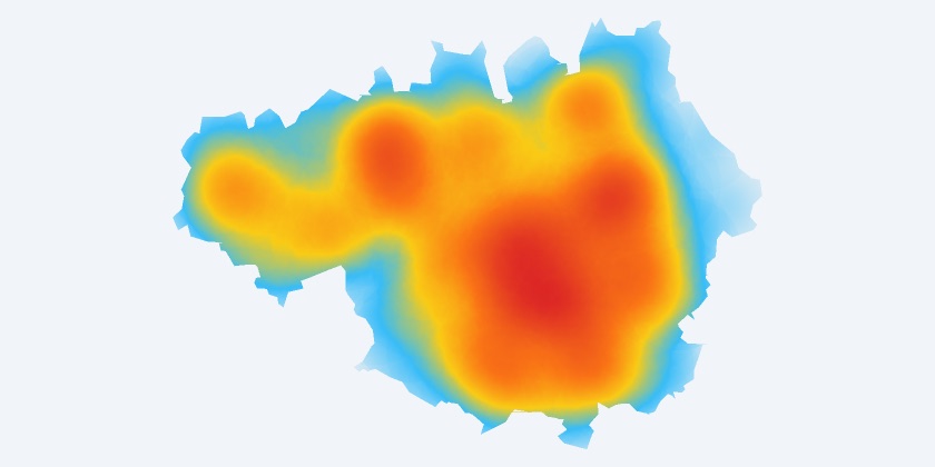 Greater Manchester need-score map